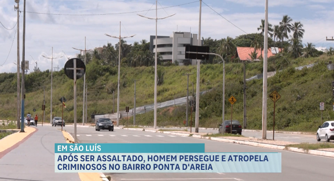 Homem é vítima de assalto na Avenida Litorânea, em São Luís
