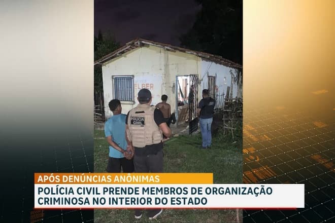 Presos suspeitos de furto, roubo e ameaça durante operação da polícia em Bacuri