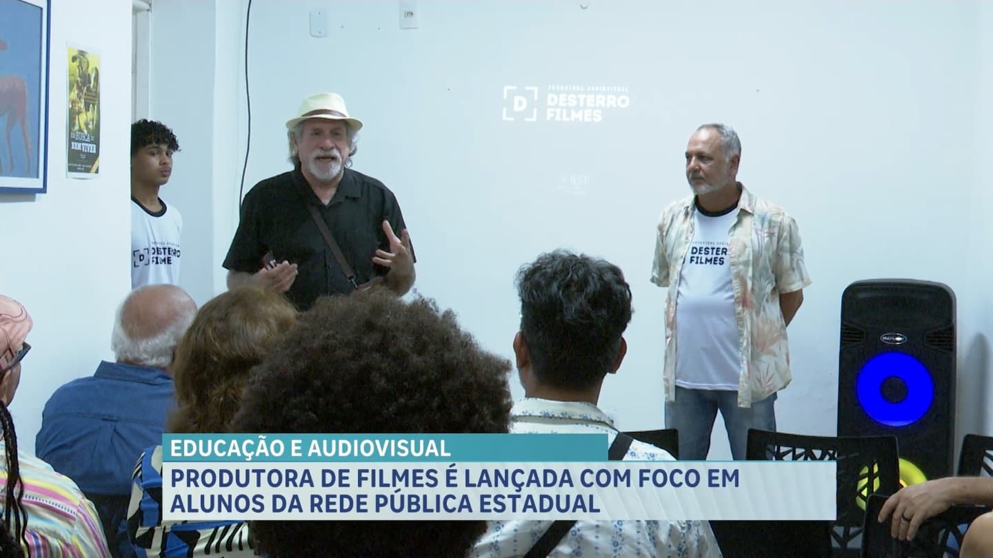 “Desterro Filmes”: produtora é lançada com oficinas para alunos da rede pública
