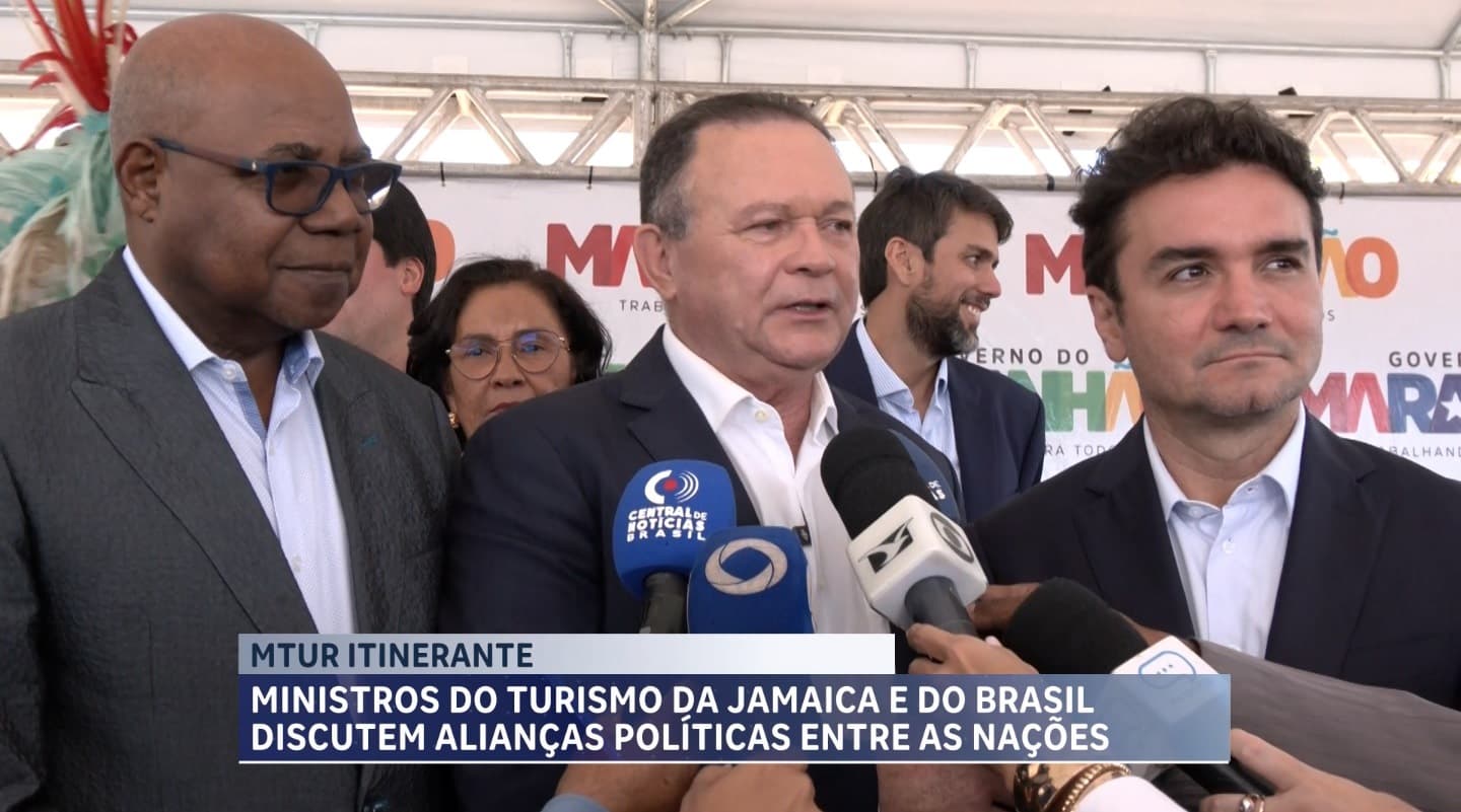 No Maranhão ministros do Turismo do Brasil e da Jamaica assinam acordo de cooperação