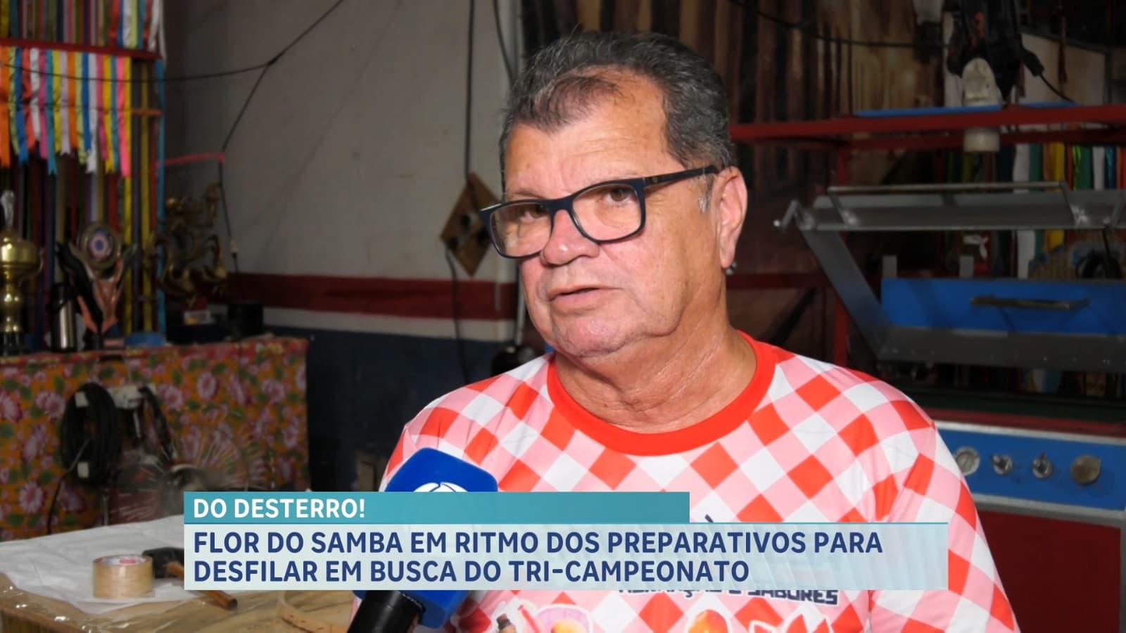 Flor do Samba em ritmo dos últimos preparativos para o carnaval 2024