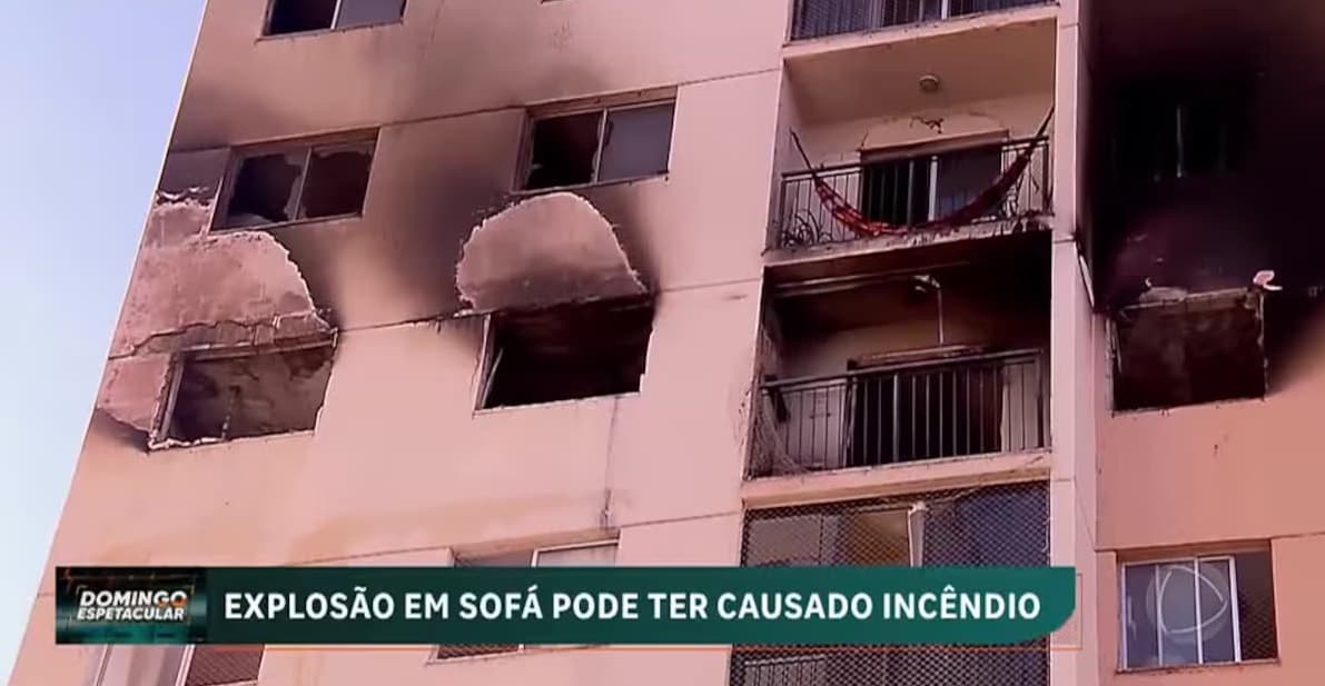 Explosão em sofá pode ter provocado incêndio que matou família em Goiás