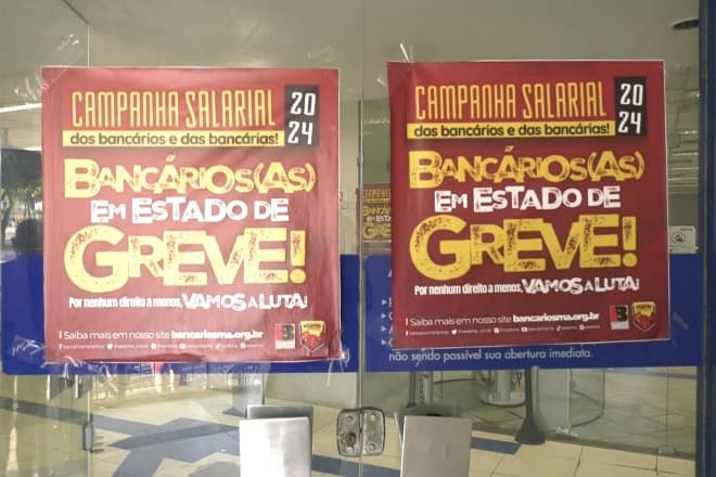 Servidores de agências bancárias devem entrar em greve nessa terça (10)