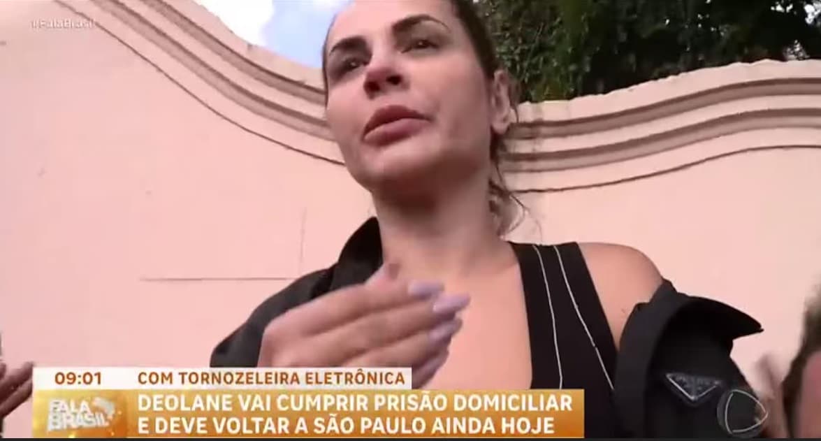 Deolane deve voltar hoje a SP escoltada e usará tornozeleira eletrônica