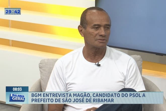Eleições 2024: BGM entrevista candidato a prefeito de São José de Ribamar, Magão (PSOL)