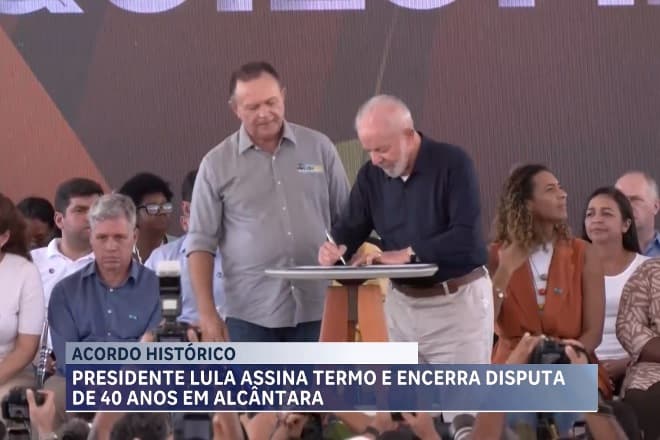 Lula assina acordo de conciliação entre comunidades quilombolas e a Base de Alcântara