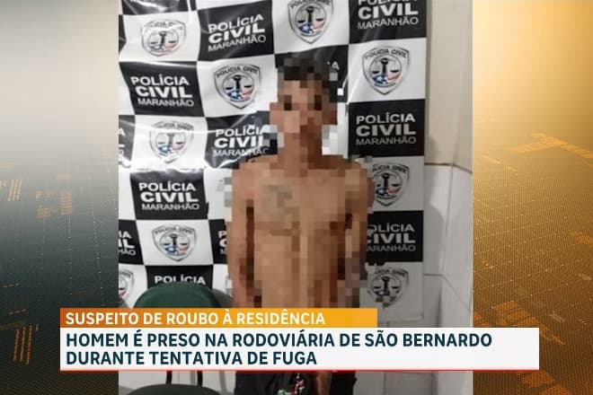 Suspeito de roubo é preso na rodoviária de São Bernardo ao tentar fugir para São Paulo