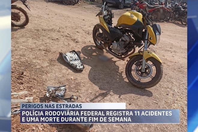 PRF registra 11 acidentes e um óbito durante o fim de semana no Maranhão