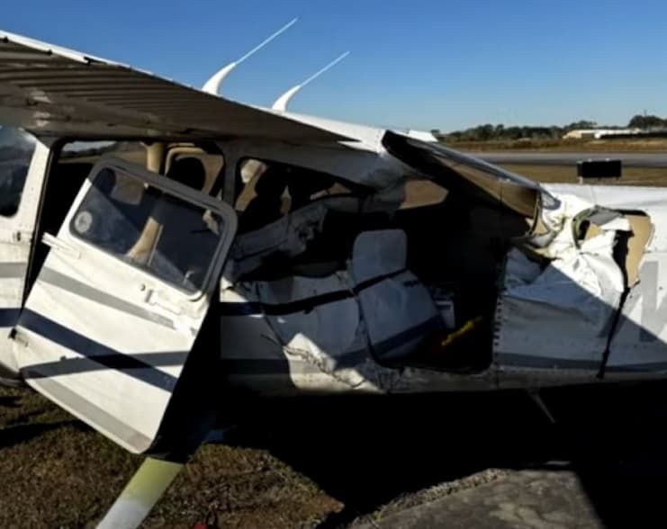 Passageiro flagra acidente entre aviões em aeroporto dos Estados Unidos
