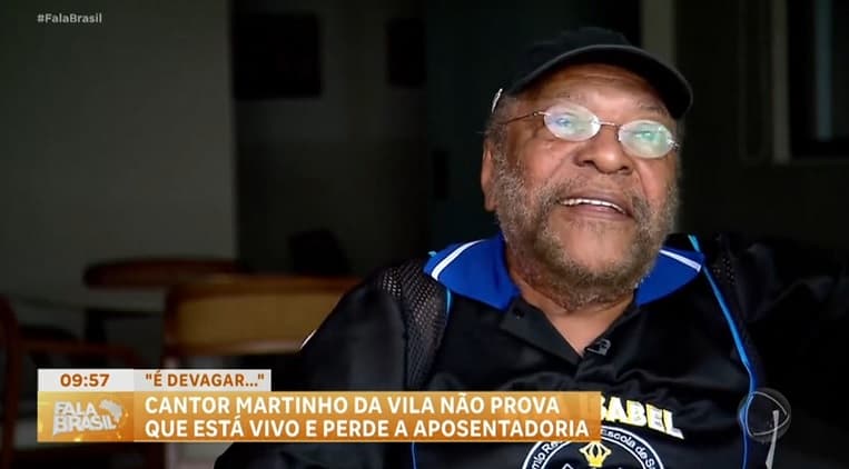 Martinho da Vila vai ter de provar que está vivo para receber a aposentadoria