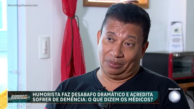 humorista Pedro Manso faz desabafo e acredita estar com demência