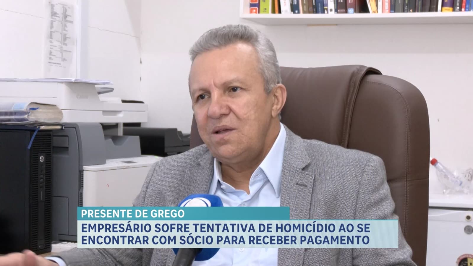 Empresário é alvo de tentativa de homicídio ao se encontrar com sócio