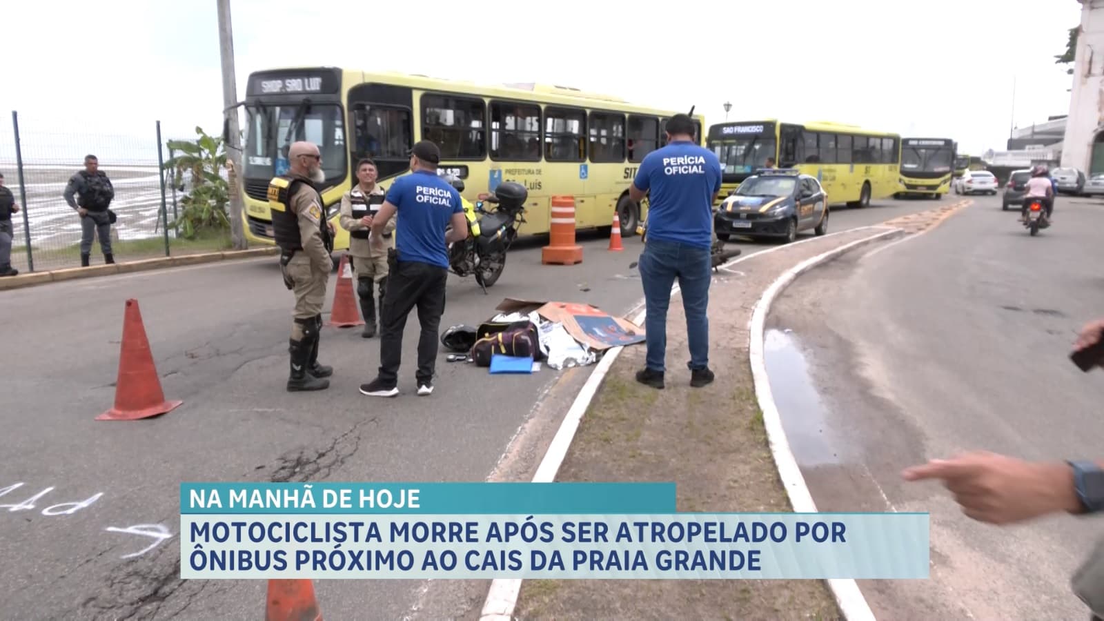 Motociclista morre atropelado por ônibus em São Luís