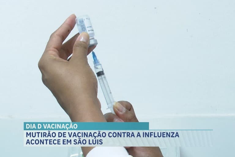 Dia D de vacinação reforça imunização contra a gripe em São Luís
