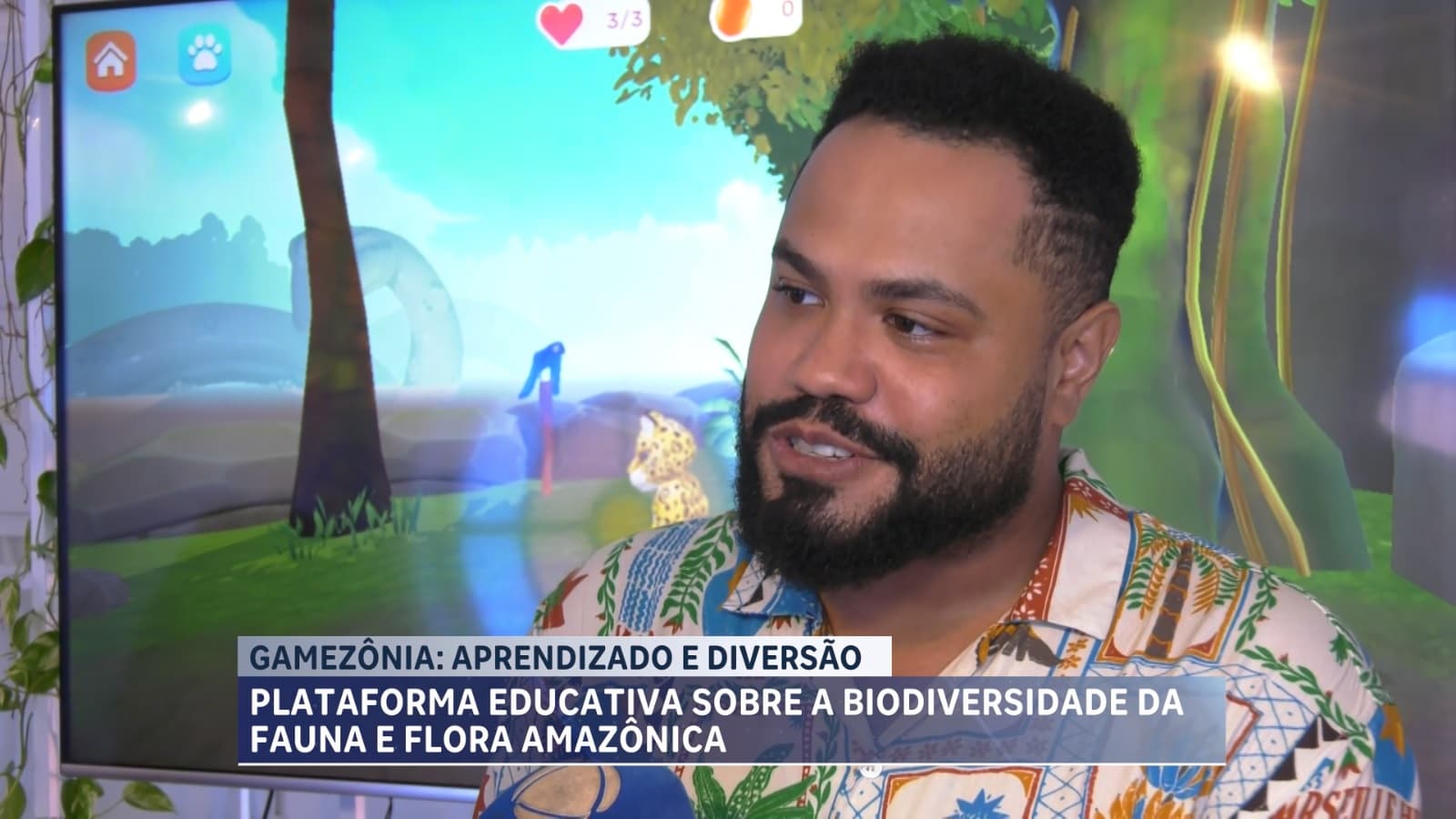 Gamezônia: plataforma educativa ensina sobre diversidade de fauna e flora amazônica