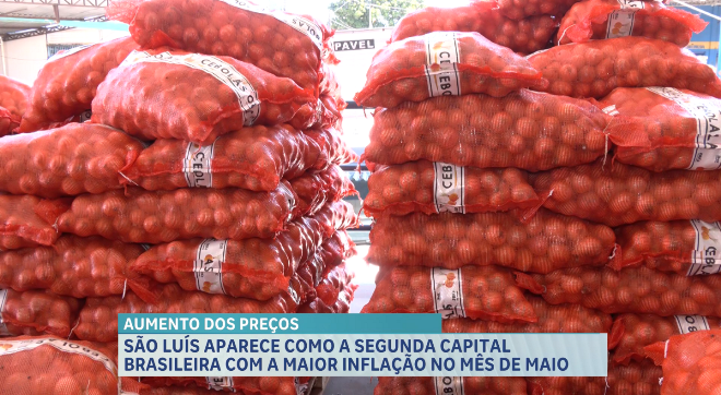 São Luís ocupa segunda posição como maior inflação do país no mês de maio