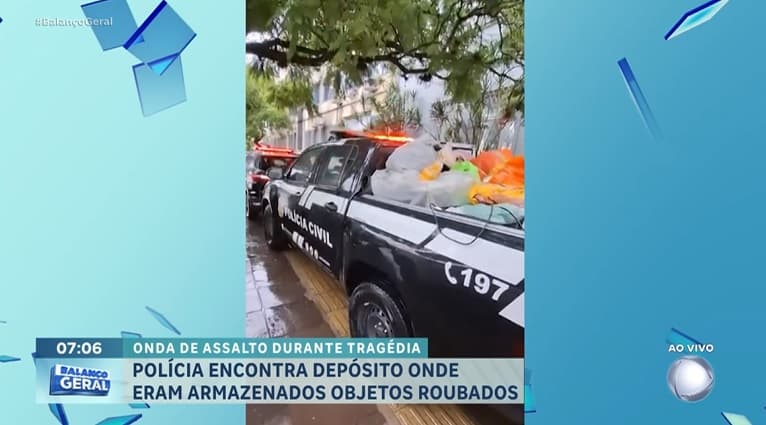 Polícia encontra depósito onde eram armazenados produtos roubados no RS