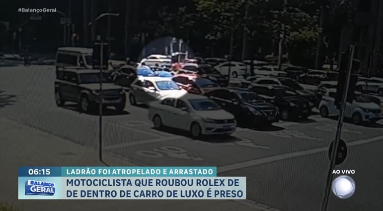 Motociclista devolve relógio de luxo roubado em SP, mas acaba preso no Paraná