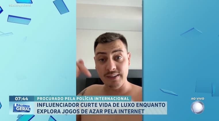 Influenciador brasileiro curte férias em Dubai enquanto é procurado pela Interpol