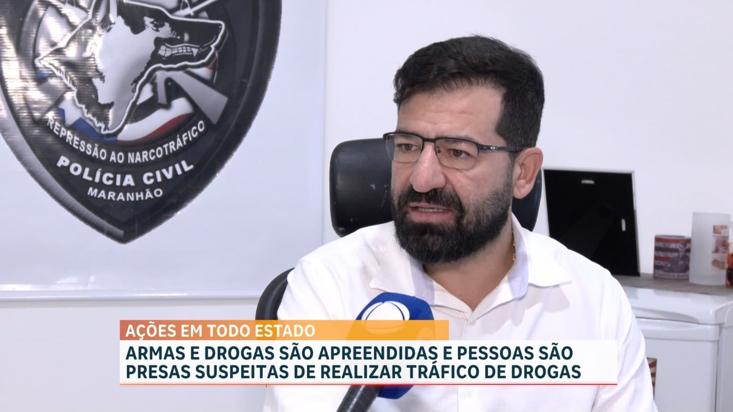 Polícia Civil conduz suspeitos de tráfico de drogas em São Luís e Imperatriz