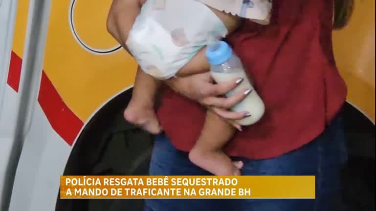 Polícia resgata bebê sequestrado a mando de traficante na Grande BH