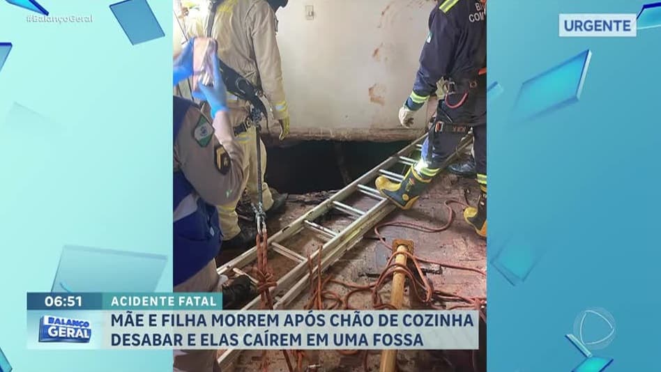 Mãe e filha morrem após piso de cozinha ceder no Paraná