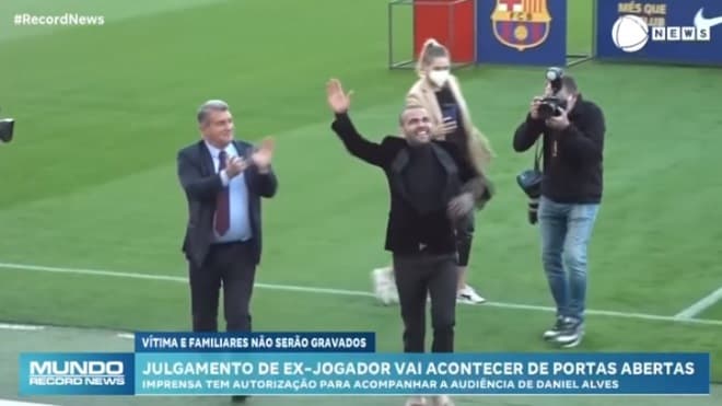 Julgamento de jogador Daniel Alves será aberto à imprensa