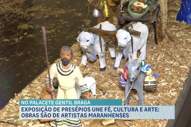 Exposição de presépios une fé, cultura e arte: obras são de artistas maranhenses