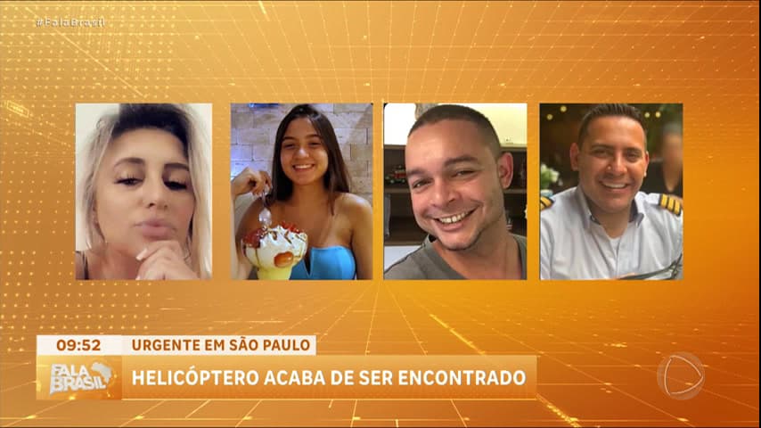 Destroços do helicóptero sumido há 12 dias são achados em São Paulo