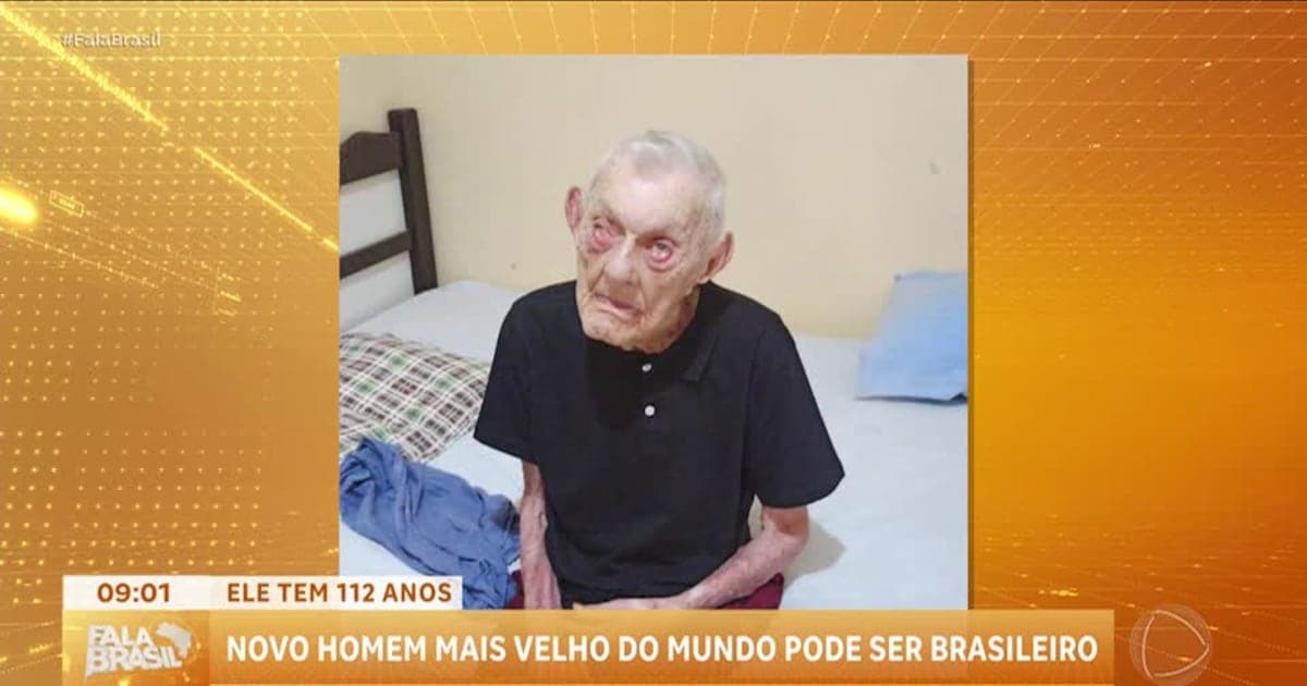 Saiba quem é o brasileiro de 112 anos que pode ser o homem mais velho do mundo