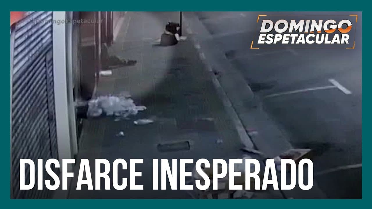 Quadrilha se disfarça de pessoas em situação de rua para roubar R$ 1 milhão de banco