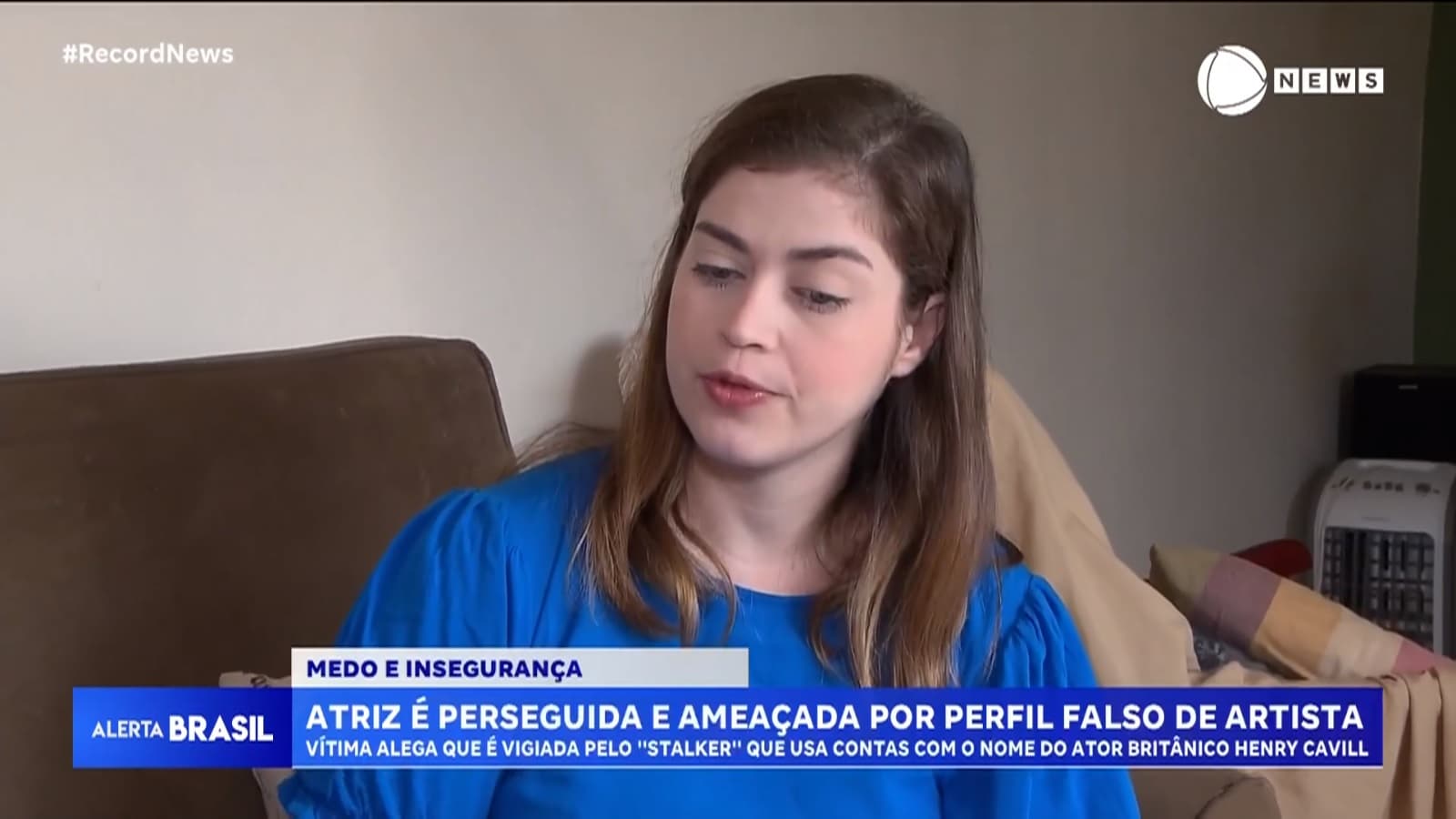 Atriz é perseguida e ameaçada por homem que se passa por estrela de Hollywood