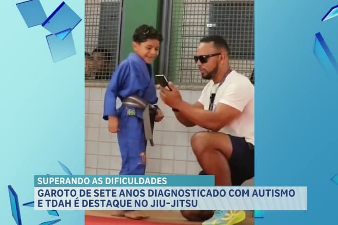 Menino com autismo e TDAH encontra no jiu-jítsu caminho de superação e conquista títulos no Maranhão