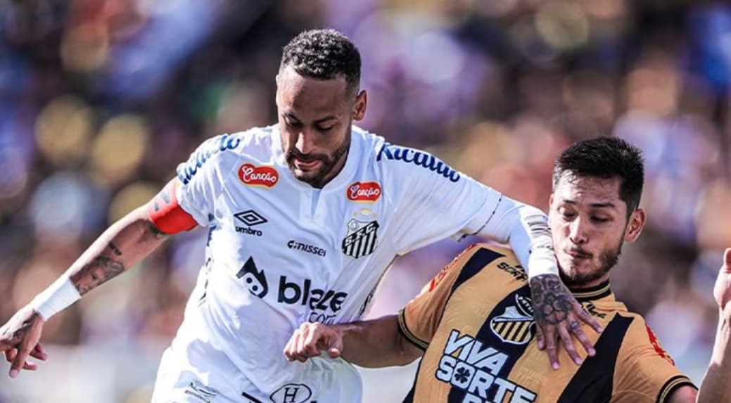 Neymar, sozinho, não faz milagre e é anulado em Novo Horizonte.