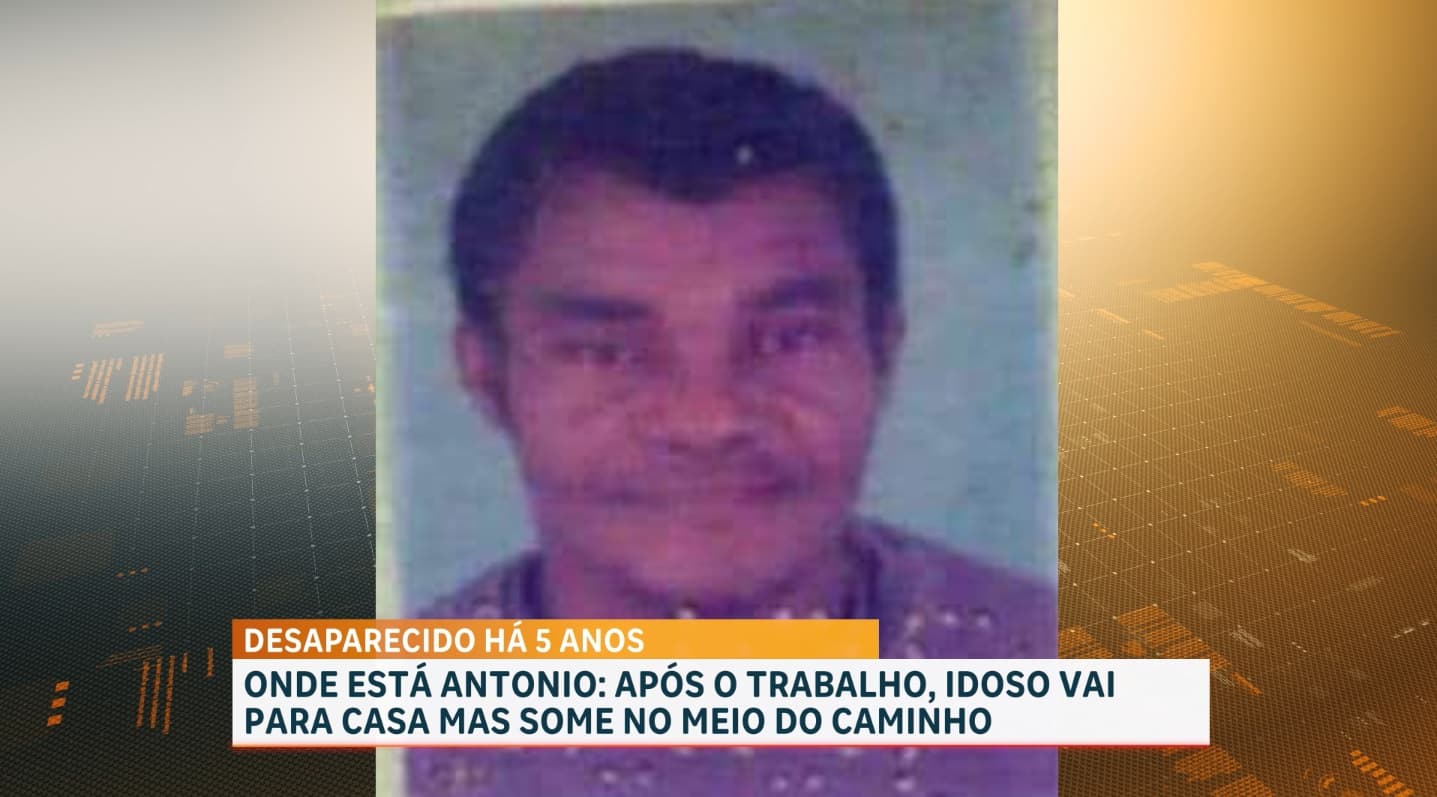 Família procura por idoso desaparecido há mais de cinco anos em São Luís