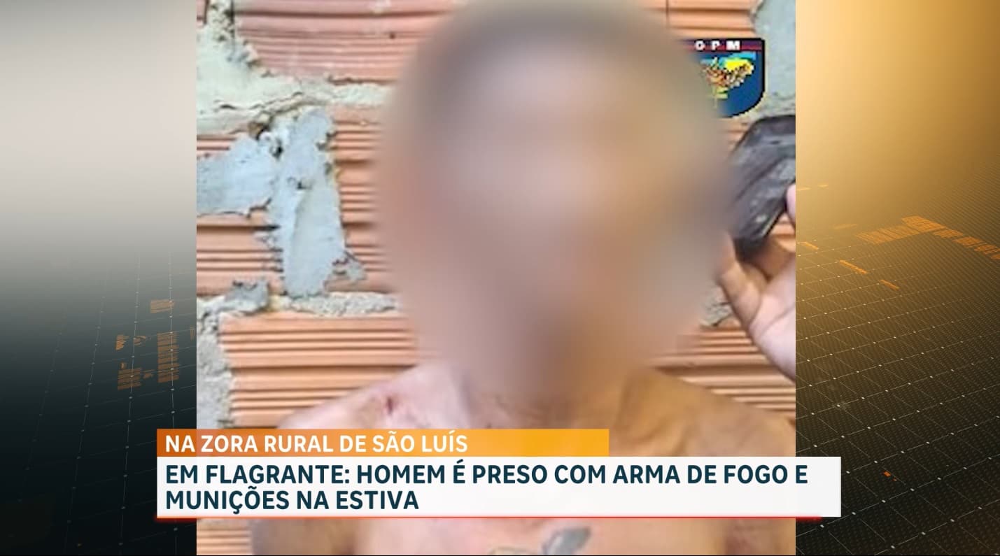 PM conduz homem por porte ilegal de arma de fogo na Estiva