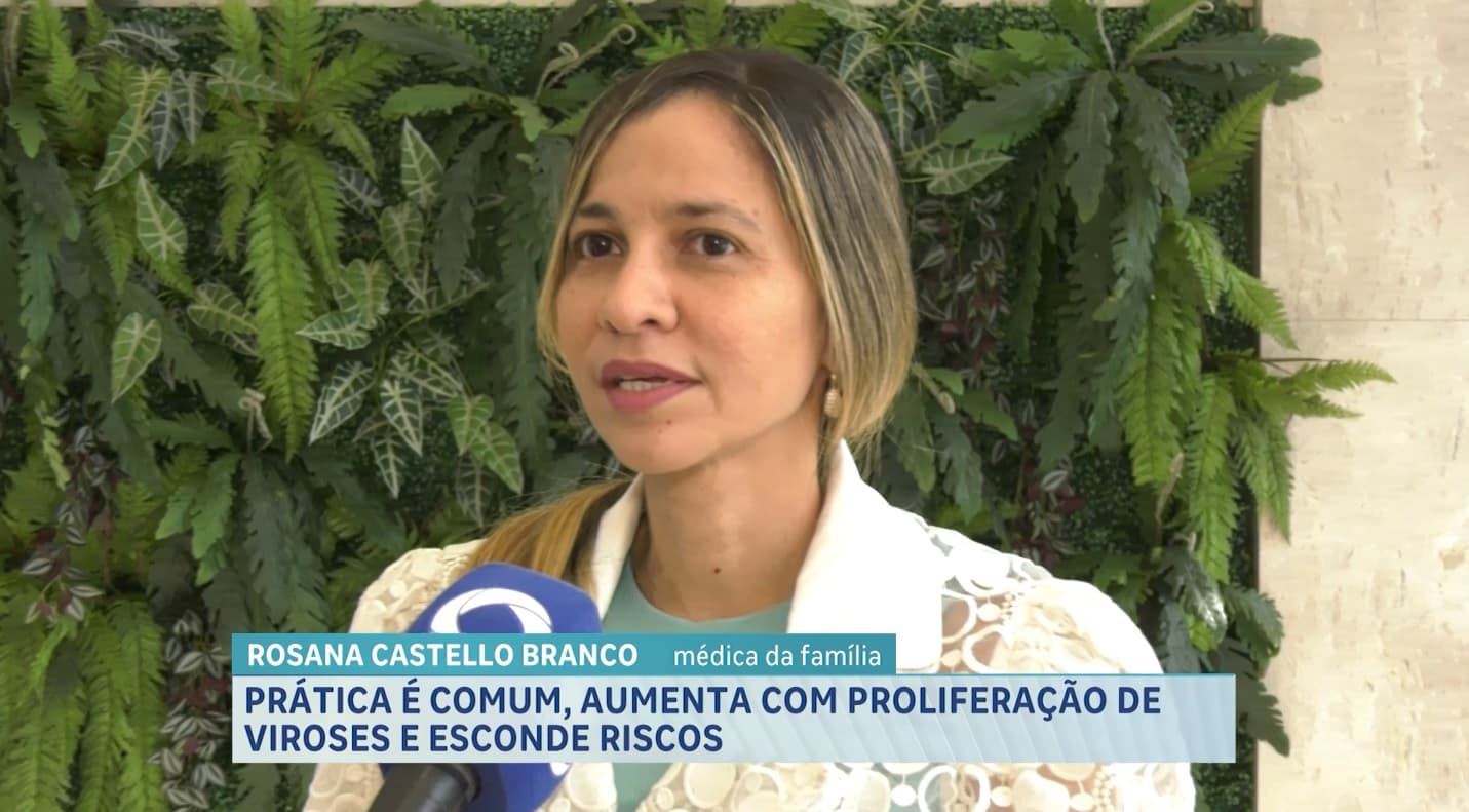 Saiba os riscos da automedicação; pode mascarar sintomas e até agravar a condição.