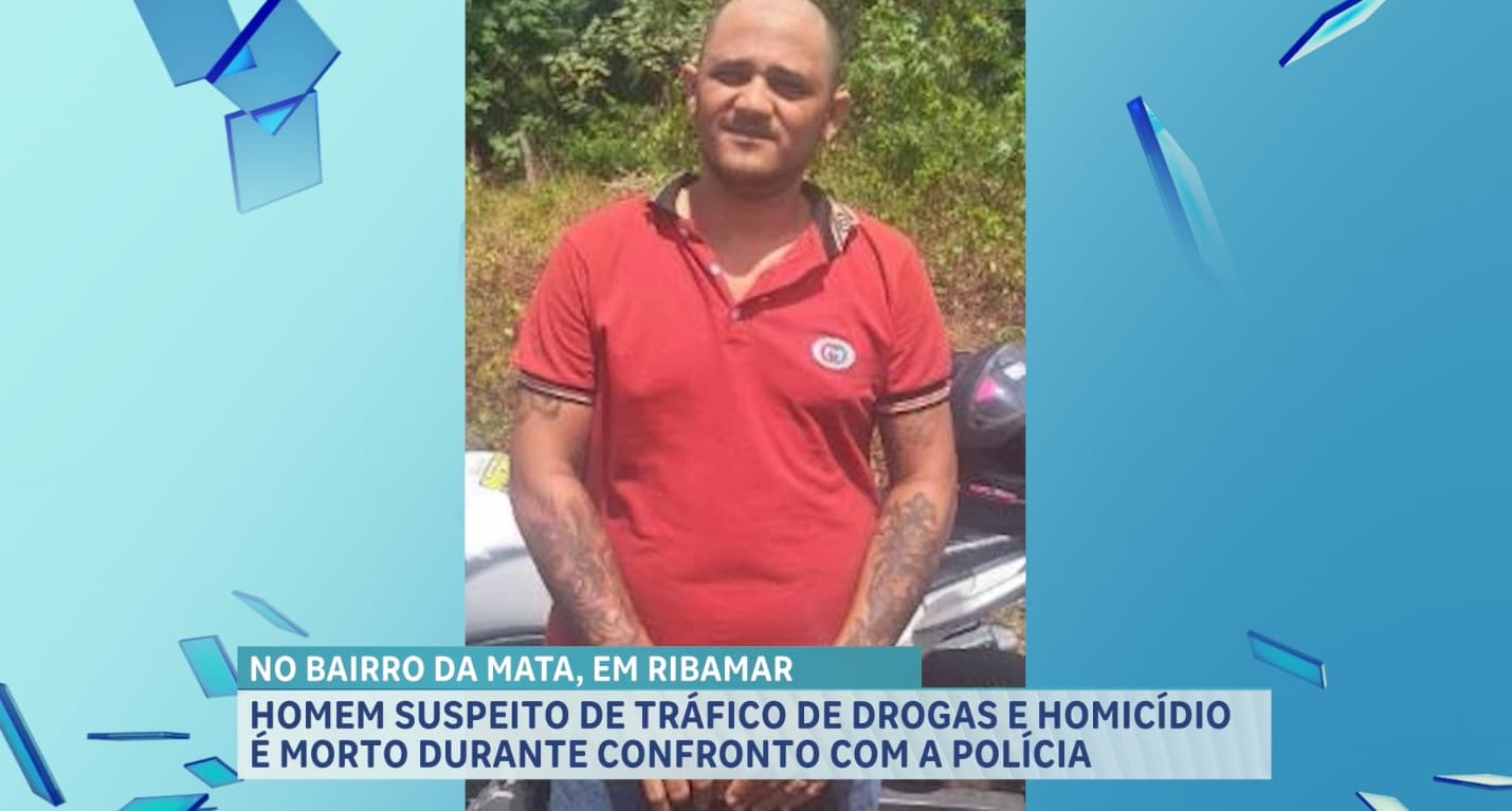 Suspeito de integrar organização criminosa morre em confronto da polícia