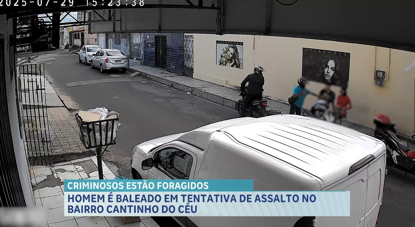 Tentativa de assalto termina com vítima baleada no bairro do Cantinho do Céu