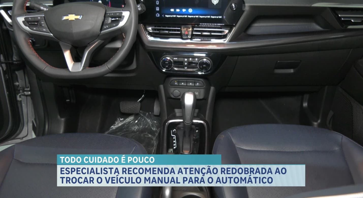 Especialista recomenda atenção redobrada ao trocar veículo manual para automático