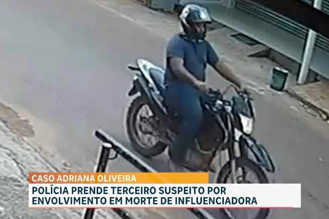 Preso suspeito de matar a tiros a influencer Adriana Oliveira, em Santa Luzia