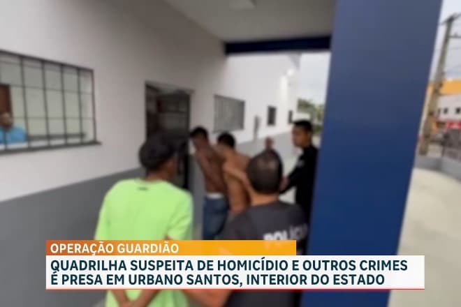 Cinco pessoas são presas durante operação de combate ao tráfico de drogas em Urbano Santos