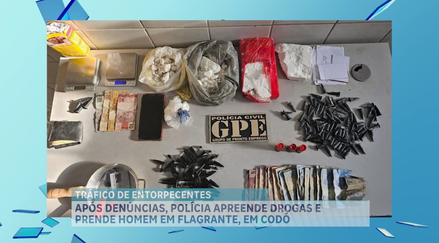 Polícia prende suspeito de tráfico de drogas em Codó