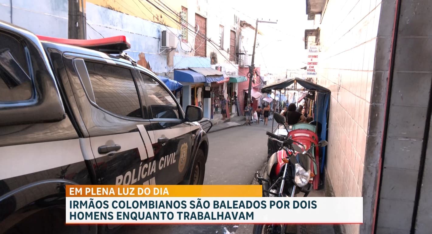 Colombianos são baleados na Rua Sete de Setembro no Centro de São Luís