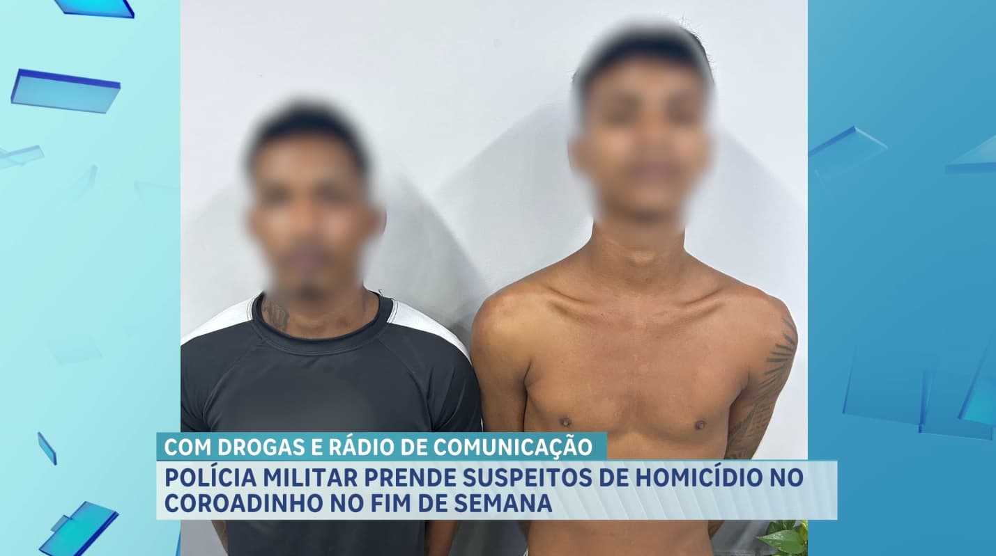 PM prende suspeitos de homicídio no bairro Coradinho, em São Luís