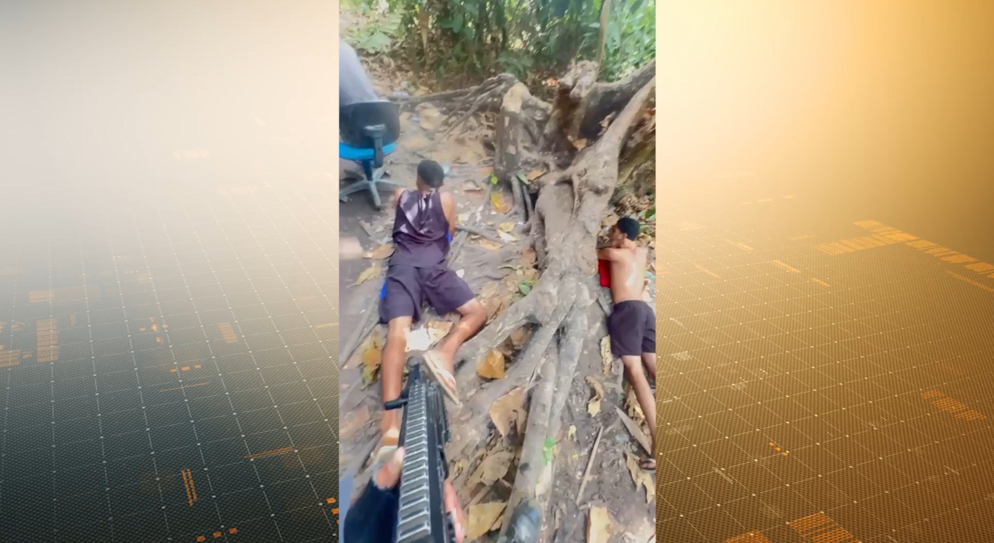 Suspeitos são presos por suspeita de tráfico de drogas na Vila Embratel
