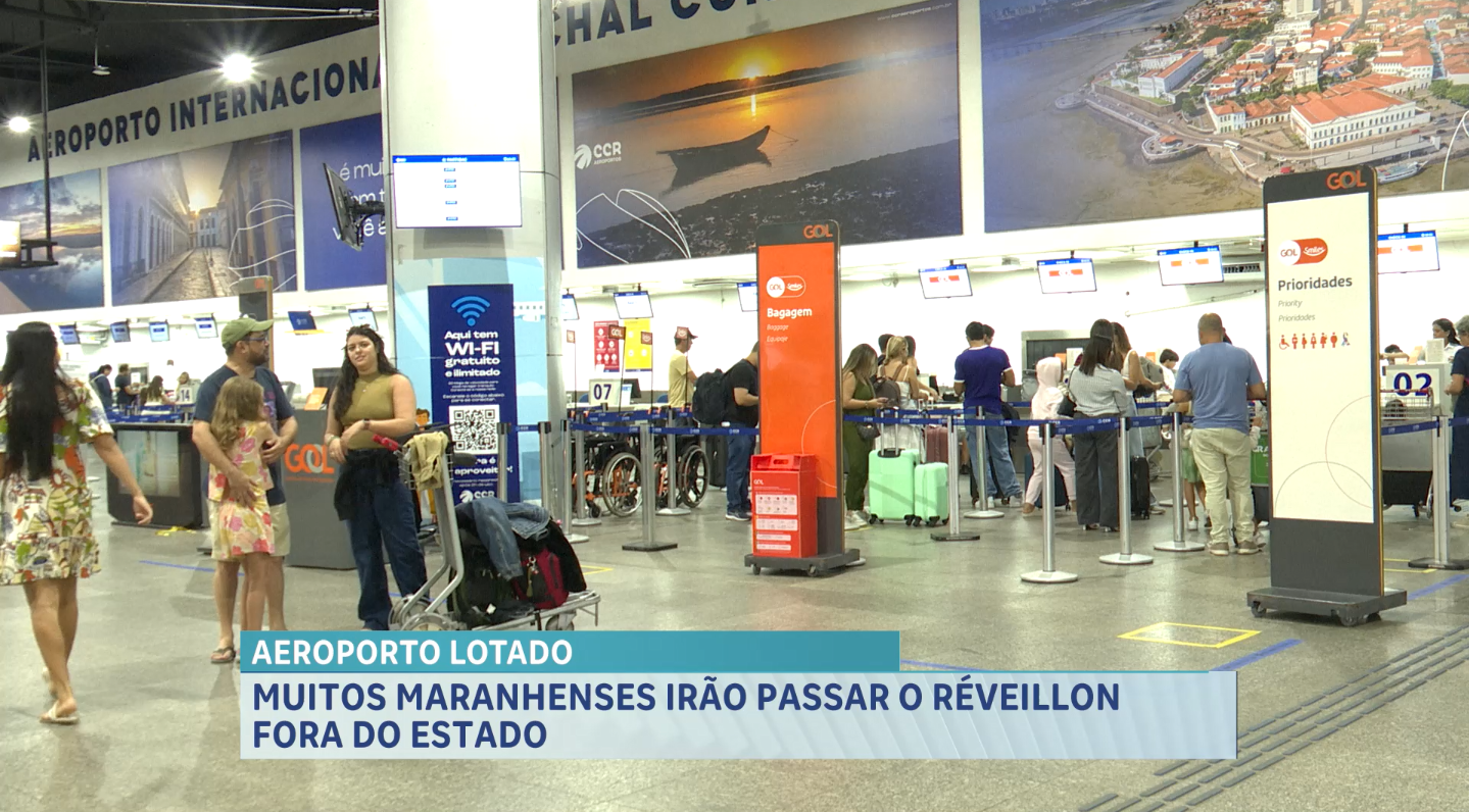 Aeroporto de São Luís prevê cerca de 88 mil passageiros durante o fim de ano