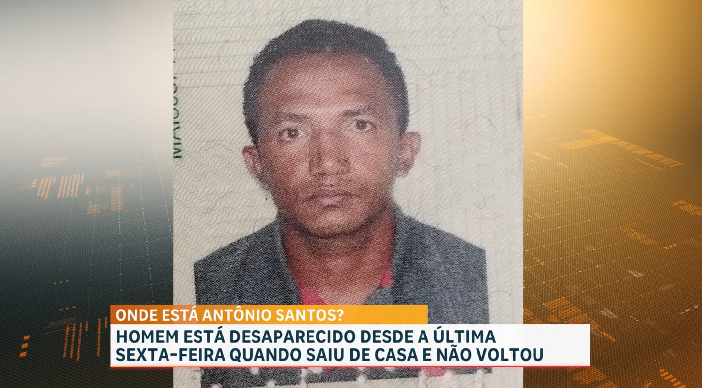Família busca por informações de homem desaparecido há quase uma semana