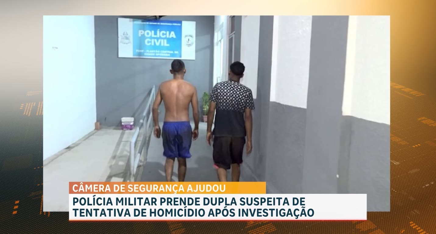 Dupla é presa por suspeita de tentativa de homicídio no São Raimundo