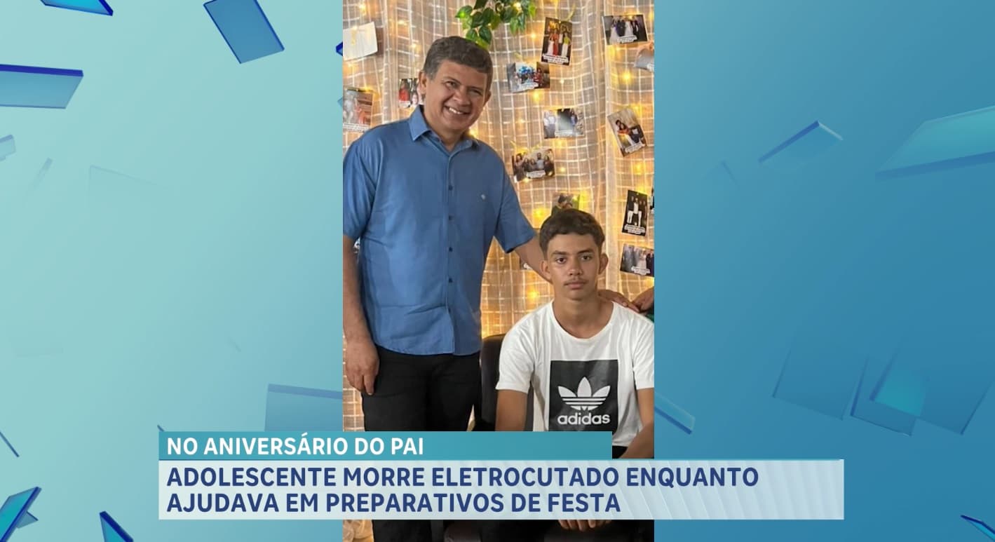 Jovem morre eletrocutado durante preparativos de festa para o pai, em Açailândia